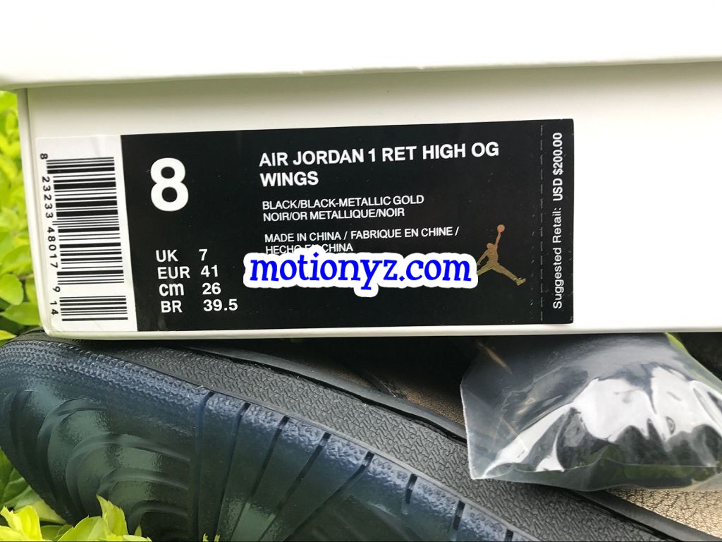 Authentic Air Jordan 1 High Wings